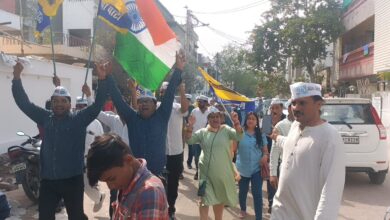 Photo of चंडीगढ़ मेयर चुनाव में आप के पक्ष में फैसला आने पर कार्यकर्ताओ ने मनाया उत्सव