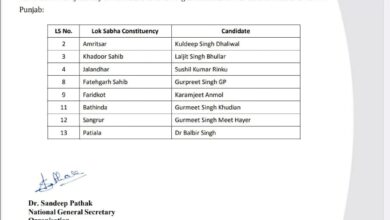 Photo of AAP ने पंजाब में जारी की लोकसभा की पहली लिस्ट