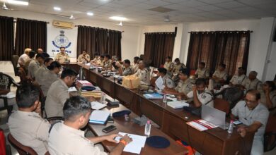 Photo of पुलिस अधीक्षक ने ली अपराध समीक्षा बैठक